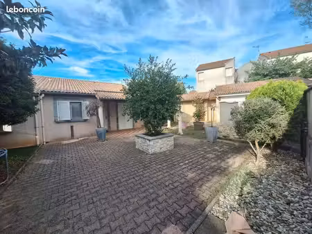 maison 3 chambres plain-pied meublée avec jardin + terrasse secteur calme de valence
