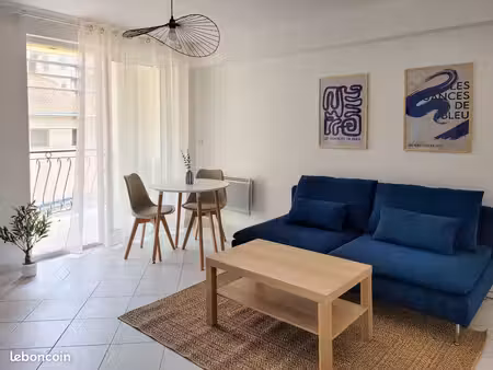 t2 bis meublé 42 m² avec loggia – béziers centre