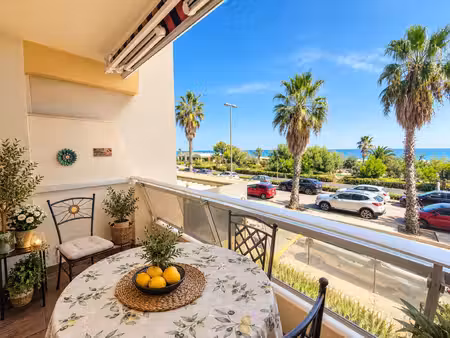 exclusivité | canet-plage sud - t2 traversant • terrasse • vue mer • parking & cave