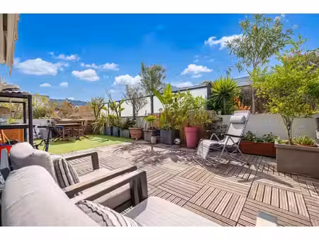 nice – coulée verte | dernier étage avec terrasse 50m² plein sud – appartement contemporai