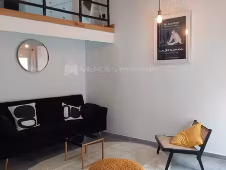 a louer a l'annee – appartement 2 pieces meuble avec mezzanine – la turbie
