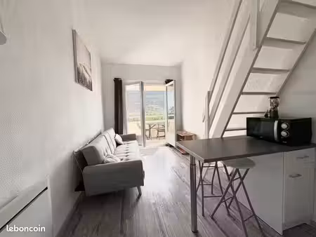 t2 duplex corniche de st hilaire avec garage