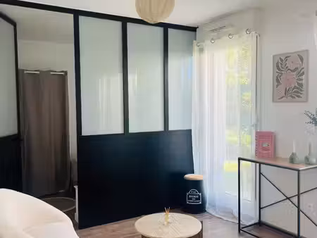 appartement meublé avec jardin privatif