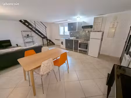 t2 duplex meublé centre ville