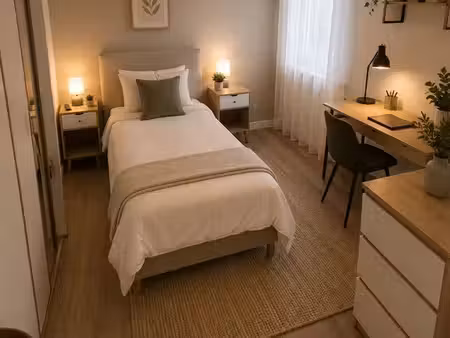 loue chambre meublée dans une maison neuve à compiegne et disponible