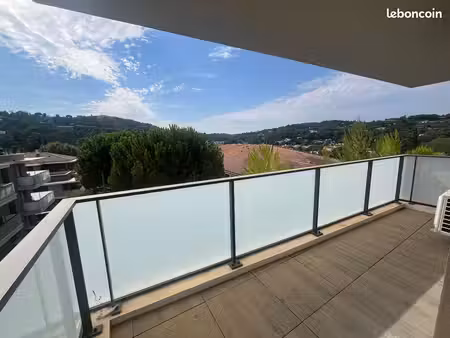 à louer – appartement t3 de 74 m² avec balcon – résidence jardins en vue – mougins (06250)