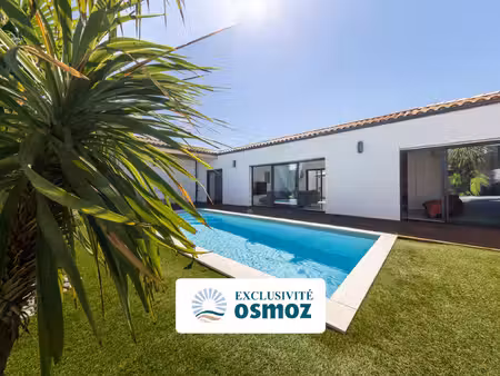 maison contemporaine avec piscine au coeur de dompierre-sur-mer