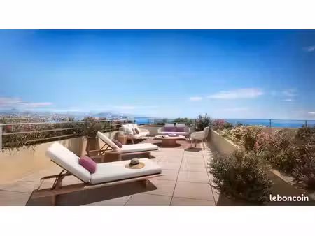 appartement - 1 pièce - antibes. derniers 2 pièces. résidence avec piscine