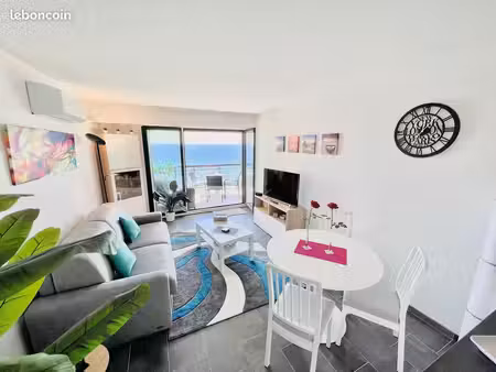 vue mer 2 pièces meuble
