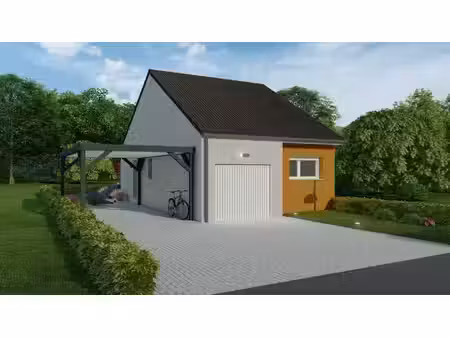 terrain avec maison neuve à vendre
