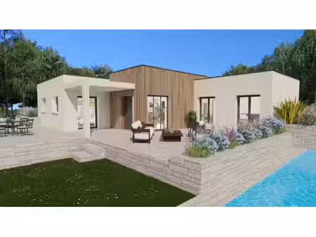 terrain avec maison neuve à vendre