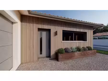 terrain avec maison neuve à vendre