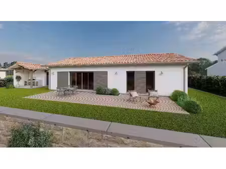 terrain avec maison neuve à vendre