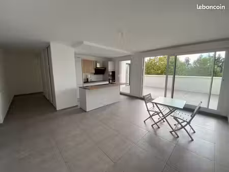 appartement 4 pièces - terrasse et garage - coteaux de la seille - 86m2