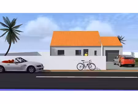 terrain avec maison neuve à vendre