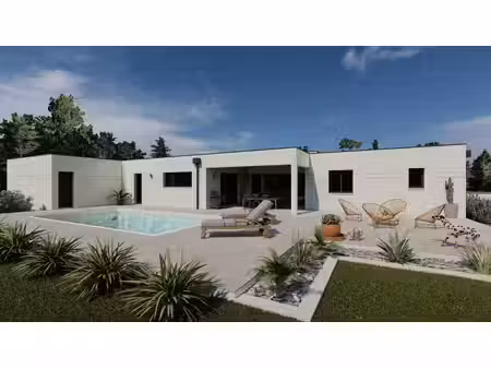 terrain avec maison neuve à vendre