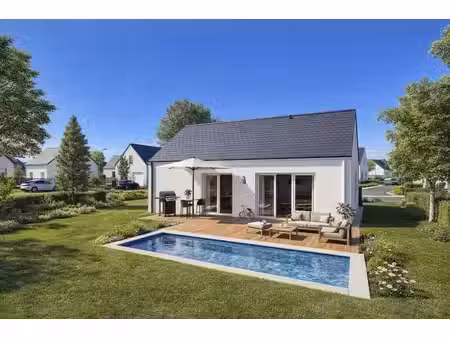 terrain avec maison neuve à vendre
