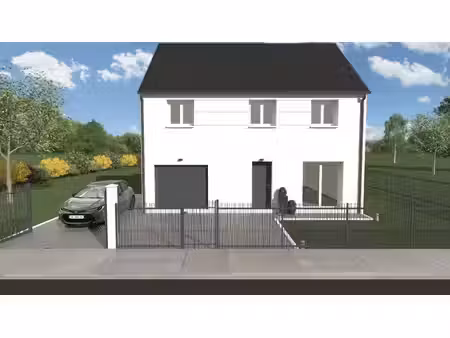 terrain avec maison neuve à vendre
