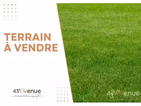 terrain constructible viabilisé à vendre