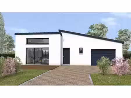 terrain avec maison neuve à vendre