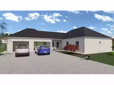 terrain avec maison neuve à vendre