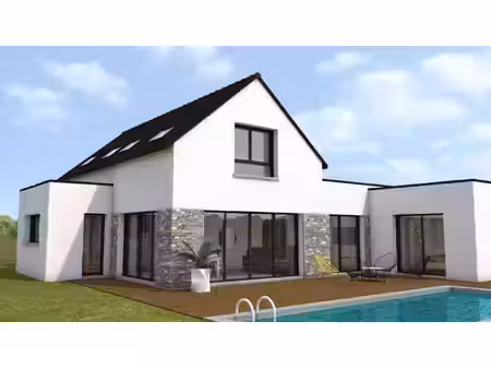 terrain avec maison neuve à vendre