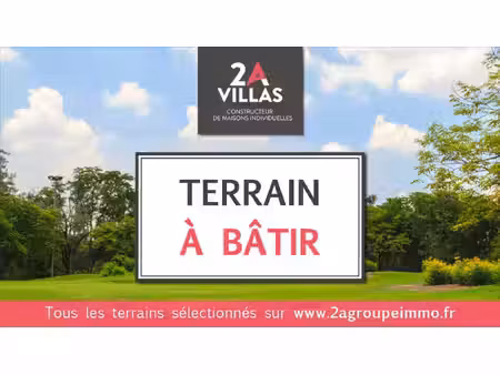 terrain constructible viabilisé à vendre