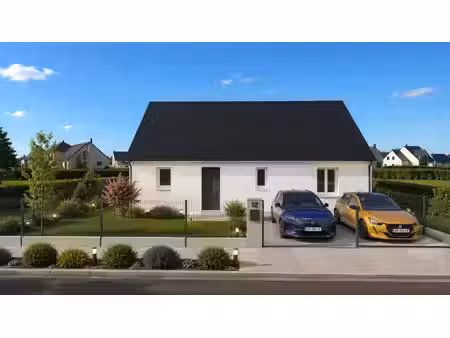 terrain avec maison neuve à vendre