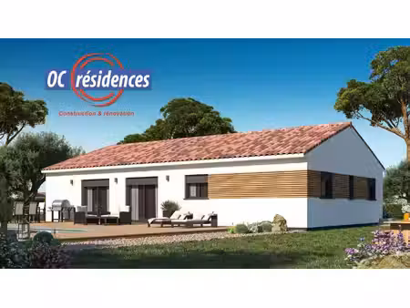 terrain avec maison neuve à vendre