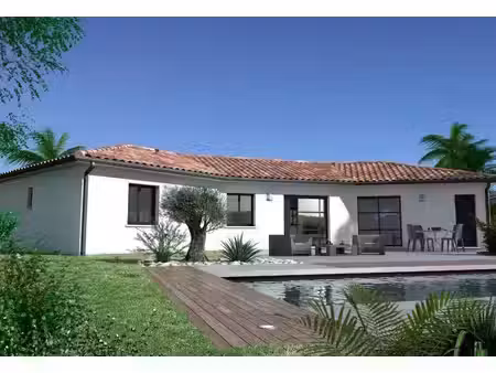 terrain avec maison neuve à vendre