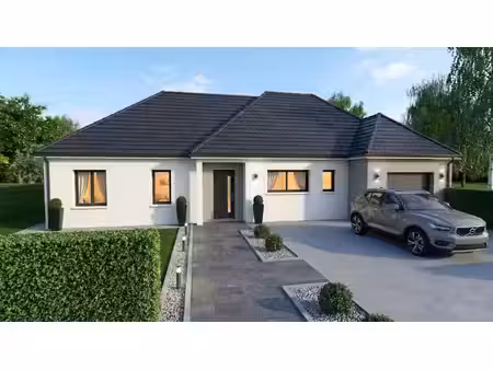 terrain avec maison neuve à vendre