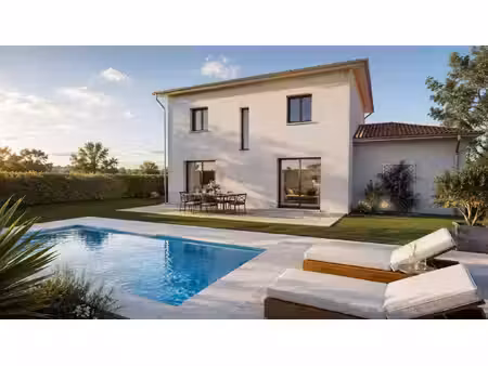 terrain avec maison neuve à vendre
