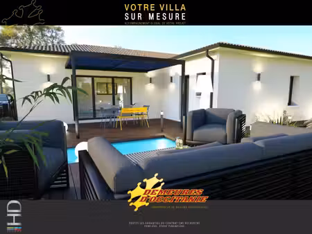 terrain avec maison neuve à vendre