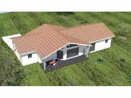 terrain avec maison neuve à vendre