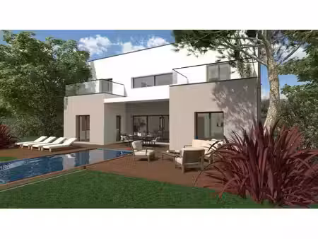 terrain avec maison neuve à vendre