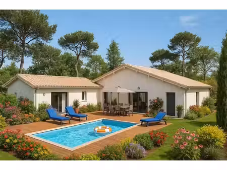 terrain avec maison neuve à vendre