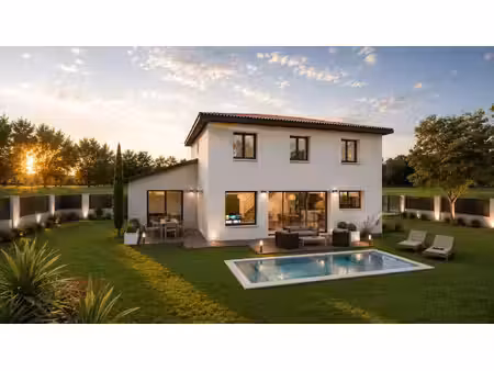 terrain avec maison neuve à vendre