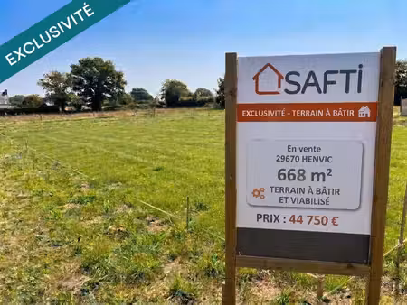 terrain constructible viabilisé à vendre