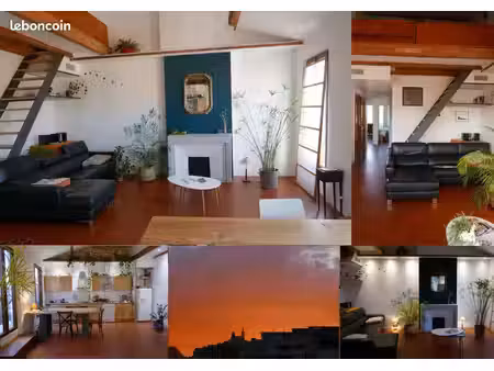 appartement traversant t4 103 m² rénové climatisé avec le charme de l’ancien – superbe vue