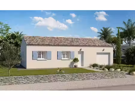 terrain avec maison neuve à vendre