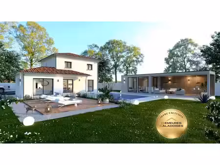 terrain avec maison neuve à vendre