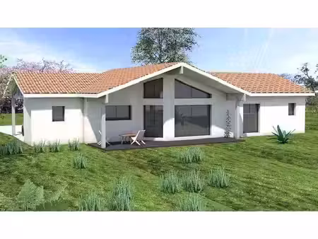 terrain avec maison neuve à vendre