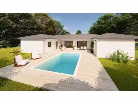 terrain avec maison neuve à vendre