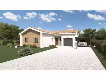 terrain avec maison neuve à vendre