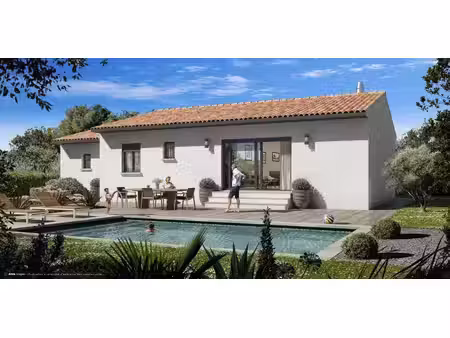 terrain avec maison neuve à vendre