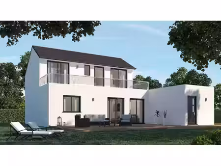terrain avec maison neuve à vendre