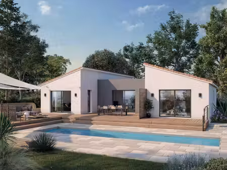 terrain avec maison neuve à vendre