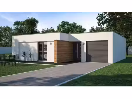 terrain avec maison neuve à vendre