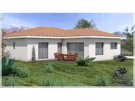 terrain avec maison neuve à vendre