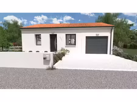 terrain avec maison neuve à vendre